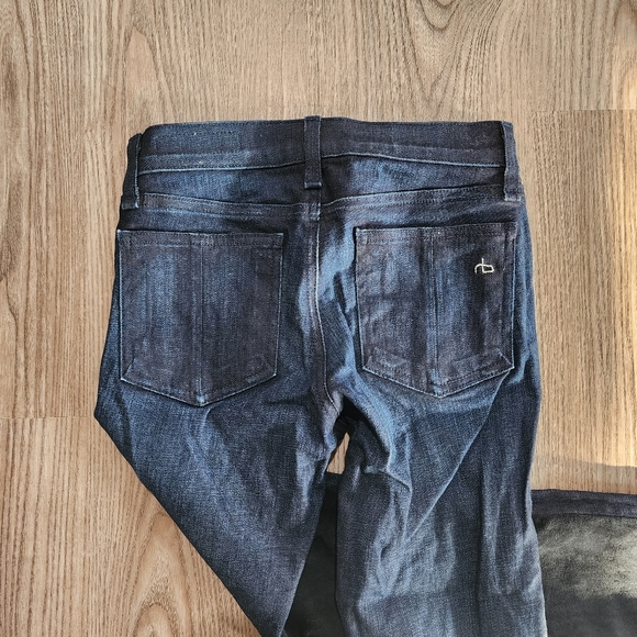 Rag and Bone suede denim jeans - Picture 2 of 5